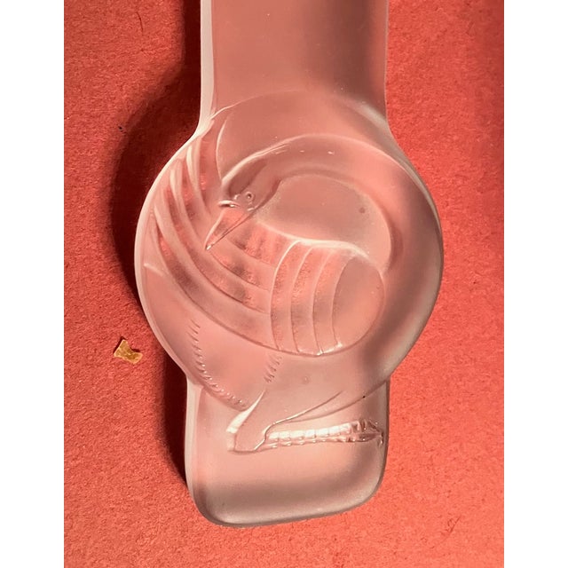 Lalique Crystal Swan Josephine Cigne Desk, Paper Knife, Calendar and Mat Set, Vintage For Sale - Image 12 of 13