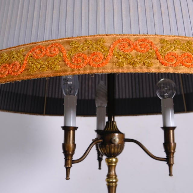 Floor Lamp with Four Lights and Three Arms and Double Switch, 1950s For Sale - Image 17 of 18
