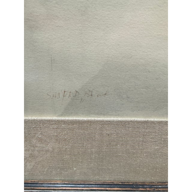 Sanford Brooks Mid Century Harbor Scene Watercolor Painting, Signed For Sale In San Francisco - Image 6 of 12