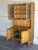 Brown Vintage Oak Hutch Cabinet With Glass Door Denmark 1970s For Sale - Image 8 of 10