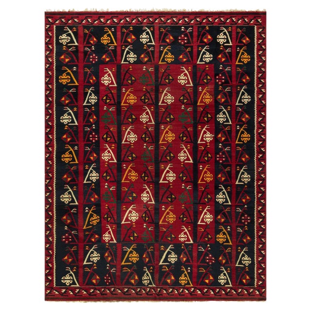 Doris Leslie Blau Vintage Afghan Kilim Rug For Sale