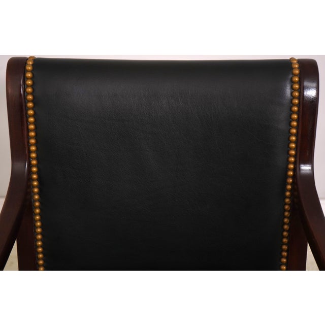 1980s Pair of Hancock & Moore Leather Armchairs For Sale - Image 5 of 18