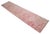 Vintage Turkish Hand-Knotted Runner Rug Pink Hallway Kitchen Decor - 2′6″ × 11′5″ For Sale - Image 6 of 12