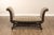 French Empire Style Antiqued Window Bench For Sale - Image 9 of 12