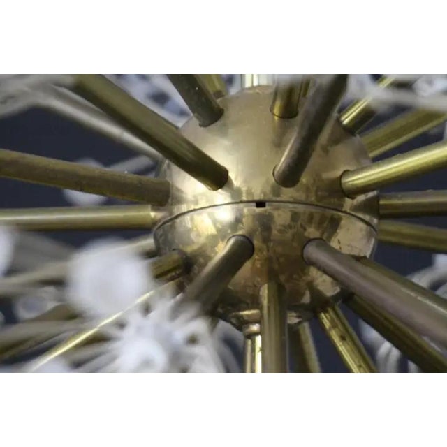1950s Snowflake Chandelier by Emil Stejnar for Nikoll, 1950s For Sale - Image 5 of 16
