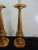 Italian Italian Style Gold Gilt Metal Candlestick Style Lamps - a Pair For Sale - Image 3 of 6