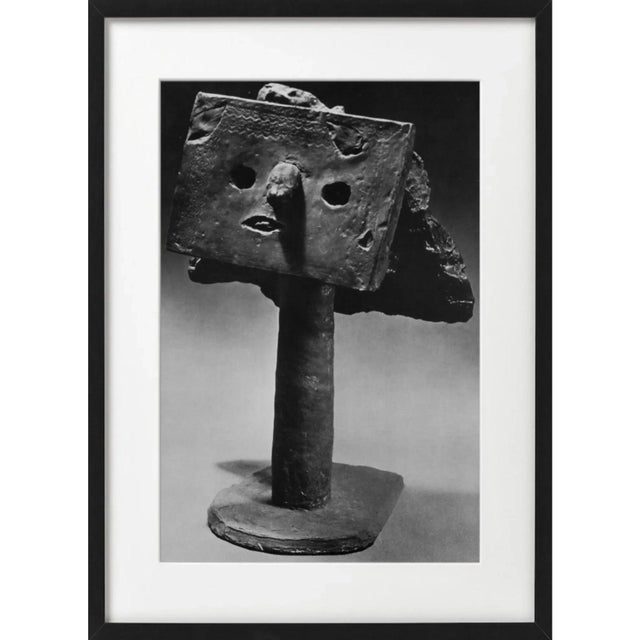 Black 'Picasso's Sculptures' Contemporary Black and White Gallery Wall of Photographs, Framed - Set of 21 For Sale - Image 8 of 11