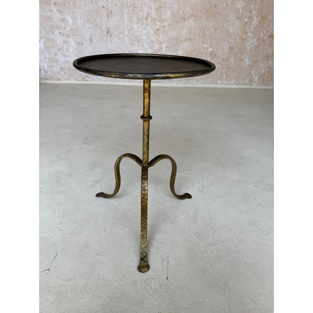 This refined and sculptural Spanish drinks table has been recently handcrafted by skilled European artisans using...