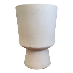 Mid Century Malcolm Leland Chalice Planter Bisque Finish