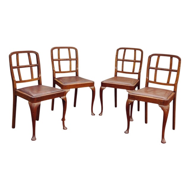Antique Dining Chairs, Set of 4 For Sale
