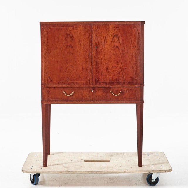Swedish Modern Bar Cabinet from Förenade Möbler, Sweden, 1950s For Sale - Image 9 of 9