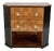 Art Deco Chest of Drawers with Cube Maquetry and Hand-Polished Shellac, 1930s For Sale