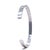 Contemporary Cartier 18ct White Gold Love Cuff Bracelet 27.7g For Sale - Image 3 of 14