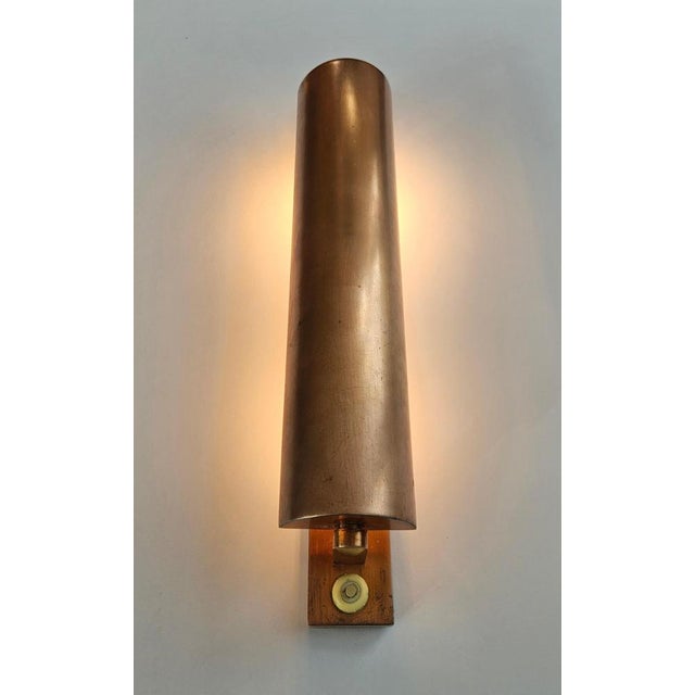 Art Deco Copper Wall Lamp, 1930s For Sale - Image 16 of 18