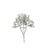 Early 21st Century Mid-Century Diamond 18k White Gold Floral Spray Double-Clip Brooch For Sale - Image 5 of 7