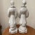 Figurative Vintage Pair Chinese Emperor Empress Asian Figure Couple Statues, 1979 For Sale - Image 3 of 9