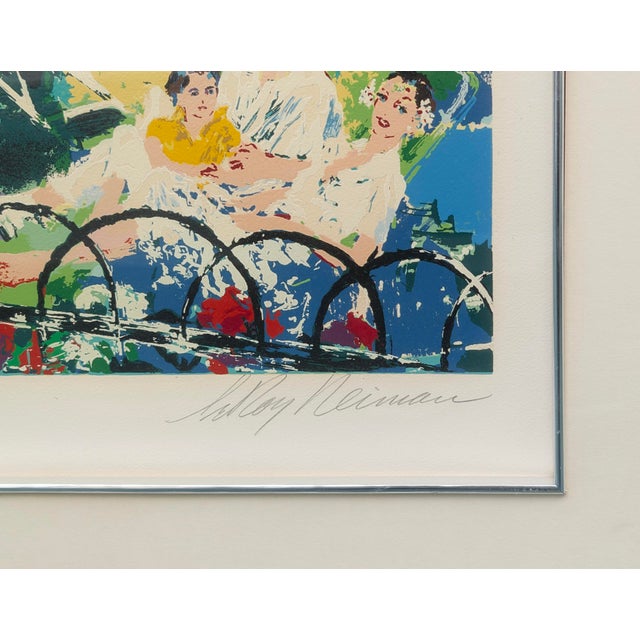 Serigraph in colors on paper. Hand signed lower right by LeRoy Neiman. Hand numbered 212/300 lower left. Image size: 28 x...