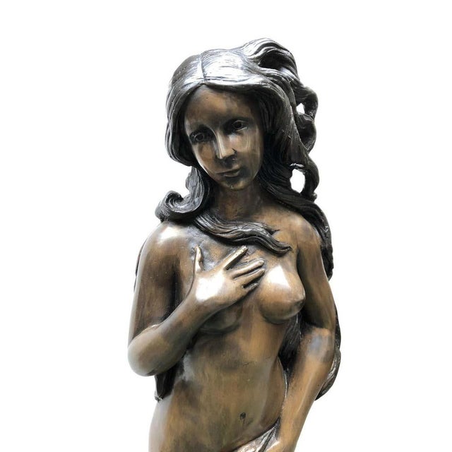 Bronze Nude Female Fountain, 20th-Century For Sale - Image 10 of 15
