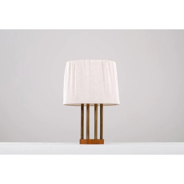 Swedish Brass Table Lamp, 1950s For Sale - Image 6 of 10