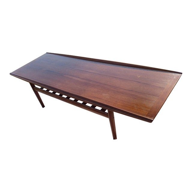 Mid 20th Century Mid Century Danish Teak Coffee Table by Grete Jalk for Golstrup For Sale