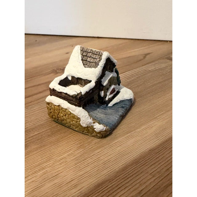 Ceramic "The Grist Mill" From the 1989 American Rustic Series Country Christmas Cottages Collection For Sale - Image 7 of 11