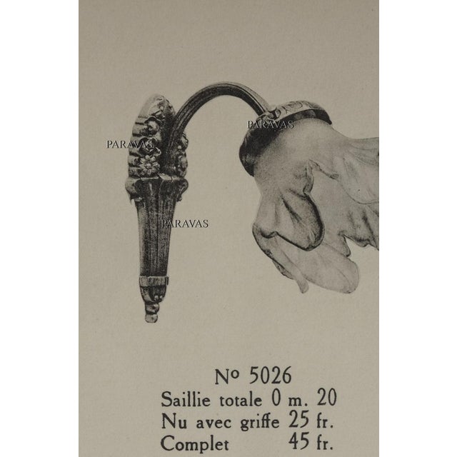 French Art Deco Wall Sconces by Hettier & Vincent 1920s France - A Pair For Sale - Image 9 of 10