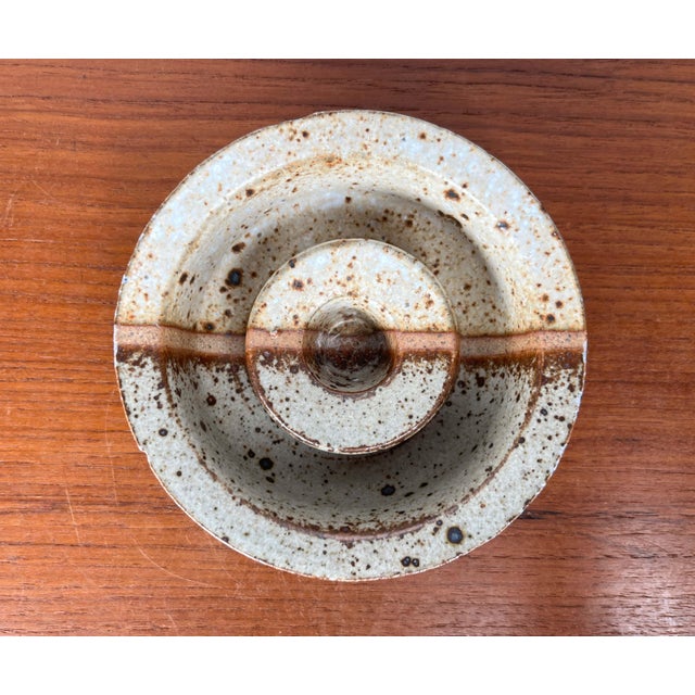 Mid-Century Modern Danish Studio Pottery Candleholder, 1960s For Sale - Image 17 of 18