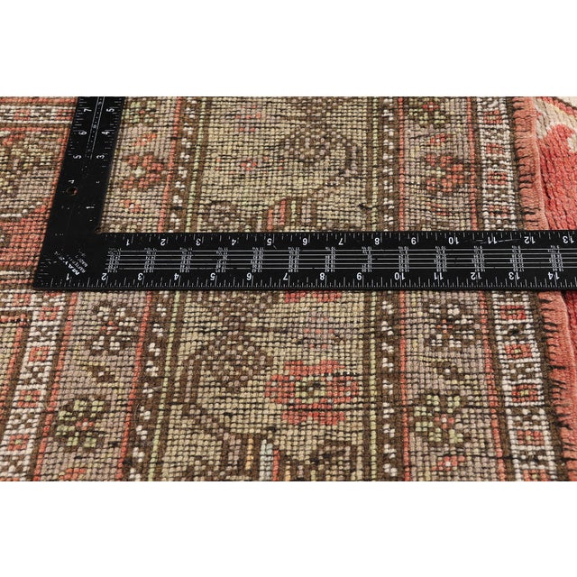 Textile Vintage Turkish Oushak Rug, 07'03 X 12'06 For Sale - Image 7 of 10
