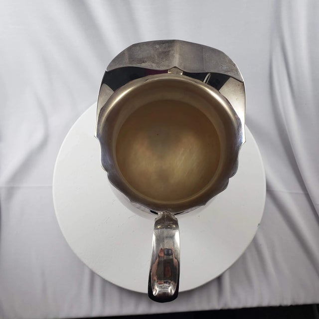 Antique English Silver Mfg Corporation Metal Water Pitcher Made in u.s.A. For Sale In Tulsa - Image 6 of 8
