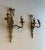French 1900s Pair of Gilded Iron French Sconces For Sale - Image 3 of 9