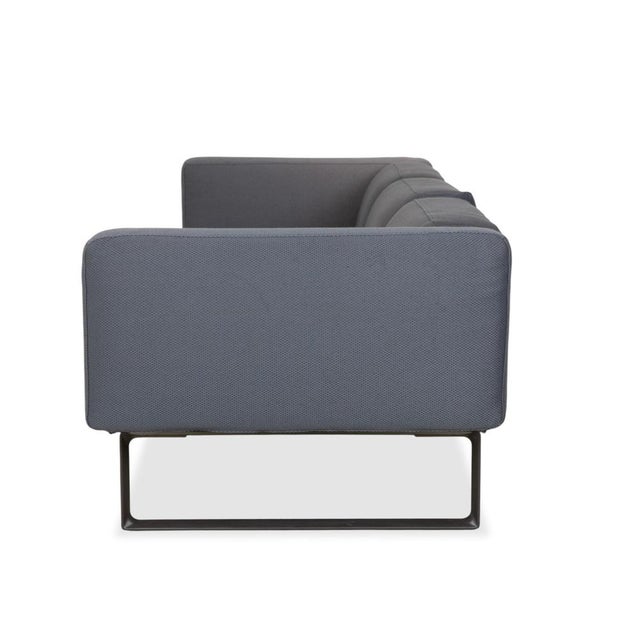 Fabric 8 Four-Seater Sofa in Blue Grey from Cassina For Sale - Image 14 of 15