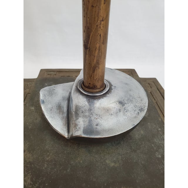 Vintage Mid-Century Art Deco Cottage Core Reading Floor Lamp For Sale - Image 12 of 12