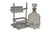 Victorian Antique Tantalus Bar Liquor Decanter Set w/ 6 Shot Glasses & Locking Case 12" For Sale - Image 3 of 18