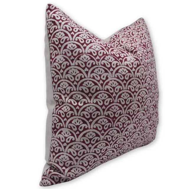 Elevate your home with the timeless charm of our block print handmade cushion cover, crafted from luxurious pure linen....