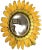 1970s 1970s Sunflower Framed Wall Mirror For Sale - Image 5 of 7