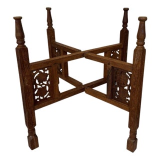 Vintage Anglo Indian Tray Table Stand For Sale