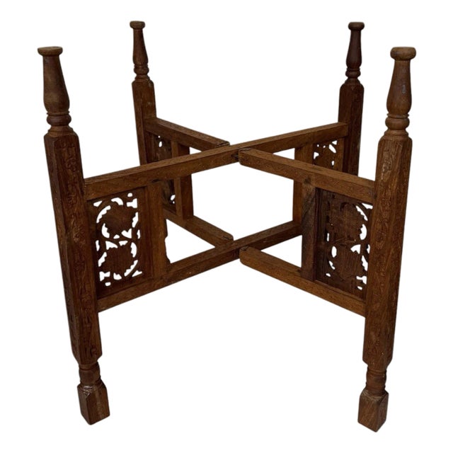 Vintage Anglo Indian Tray Table Stand For Sale