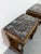 Black Vintage Italian Bedside Tables with Marble Top, 1940, Set of 2 For Sale - Image 8 of 18