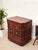 Hollywood Regency Asian Heavily Hand Carved Flip Top Dry Bar Cabinet For Sale - Image 3 of 10