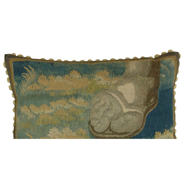 Ca. 1650 Antique Brussels Baroque Pillow