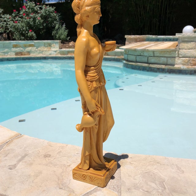 Tall Grecian Goddess Diana Sculpture Chairish