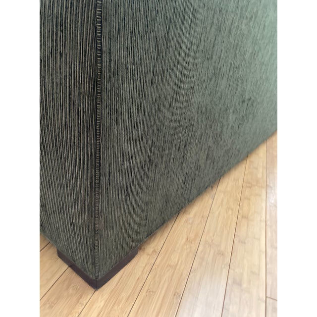 2000 - 2009 Room & Board Ian Sofa - Green For Sale - Image 5 of 9