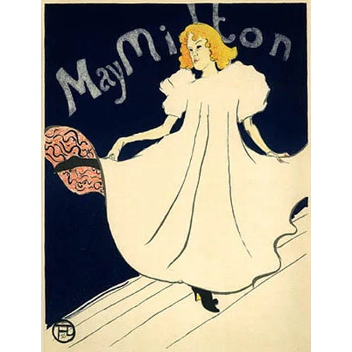 Title: May Milton Artist: Henri de Toulouse Lautrec Country: France Medium: Lithograph Marks: signed in the plate, not...