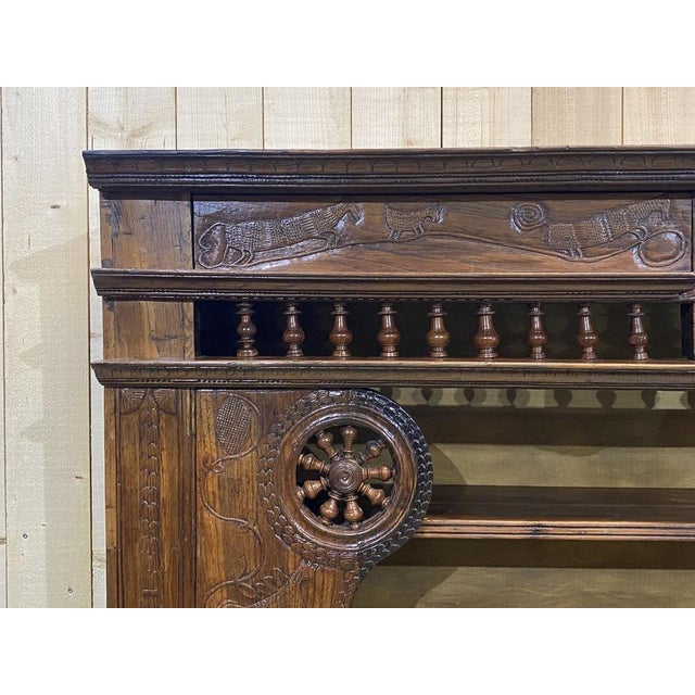 19th Century Oak Wall Unit For Sale - Image 6 of 12