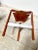 Wood Vintage Mid Century Modern Studio Handcrafted Art Chair by Leon Meyer For Sale - Image 7 of 13