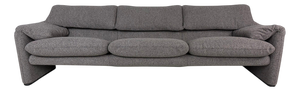 Maralunga 3-Seater Sofa by Vico Magistretti for Cassina, 1970