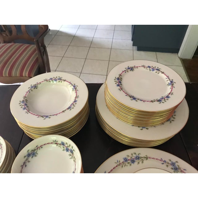 Stunning/ Vintage Rare Find Lenox Belvidere Dinner Plates 68 Pieces