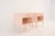 This elegant pair of vintage Henredon nightstands has been professionally refinished in the soft, romantic blush pink of...