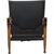 Square Cushion Safari Chair in Black Leather, 1990s For Sale - Image 10 of 18