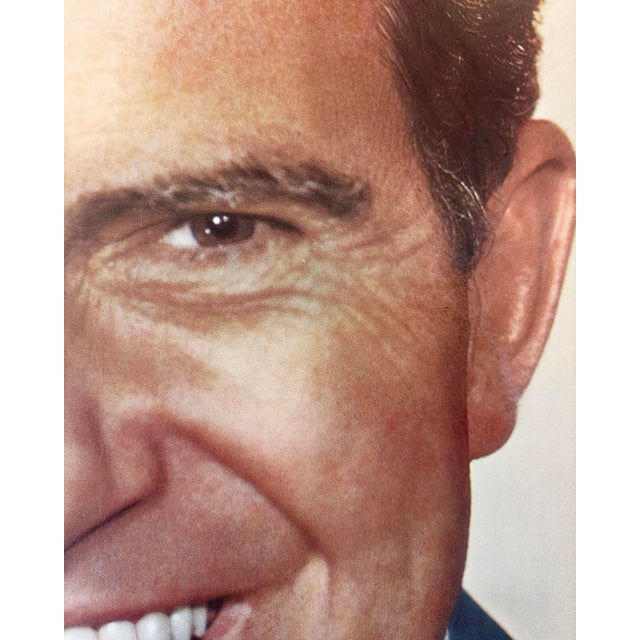 Mid-Century Modern Ironic Oversized Richard Nixon Photographic Portrait by Fabian Bachrach Circa 1960s For Sale - Image 3 of 10